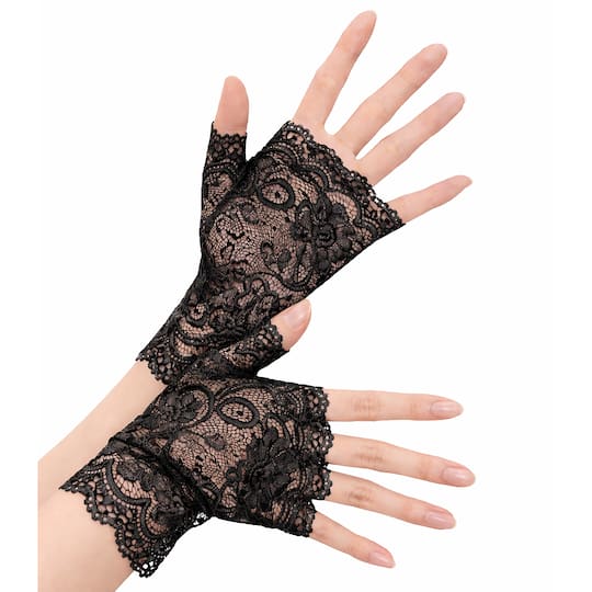 ladies fingerless dress gloves Opera Length Textured Women's Fingerless Gloves